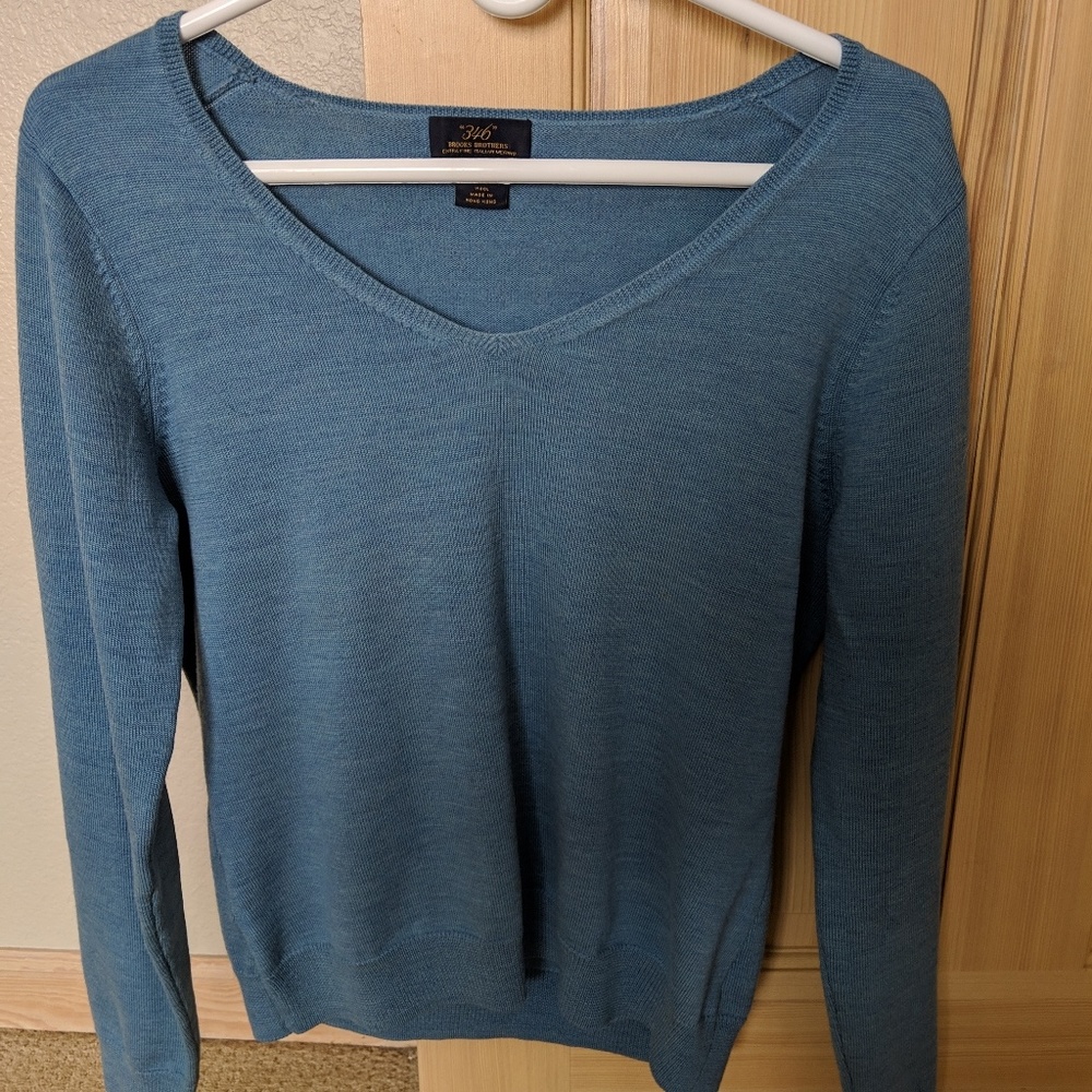 Brooks Brothers "346" Merino Wool Sweater